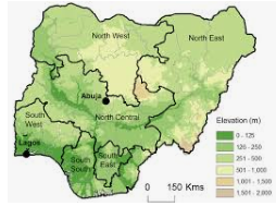 Nigeria Six geopolitical zones