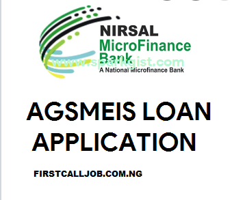 AGSMEIS Loan Application Portal 2022